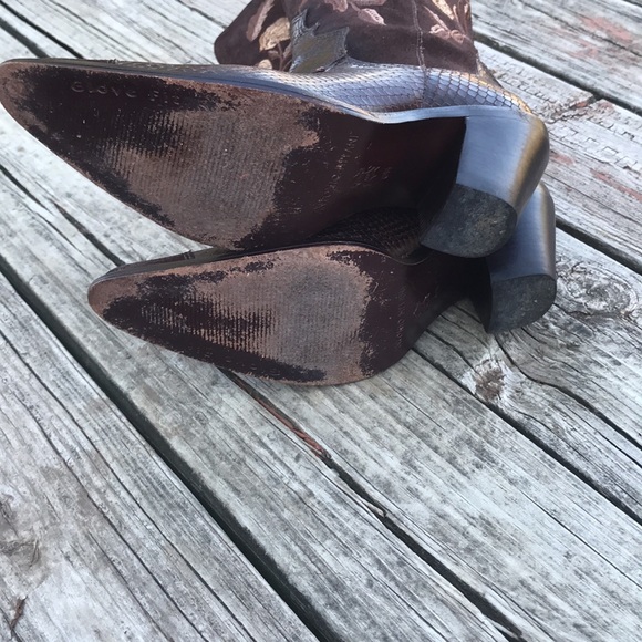 Antonio Melani leather suede tall boots size 6M - Picture 6 of 8